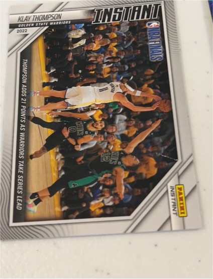 2021-22 Panini Instant NBA Finals #24 Klay Thompson — front