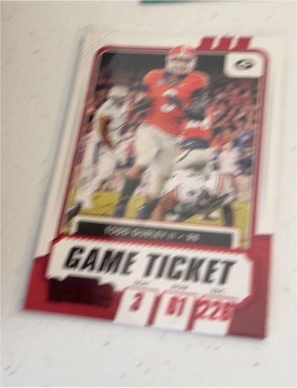 2021 Panini Contenders Draft Picks #58 Todd Gurley II Season Ticket — front