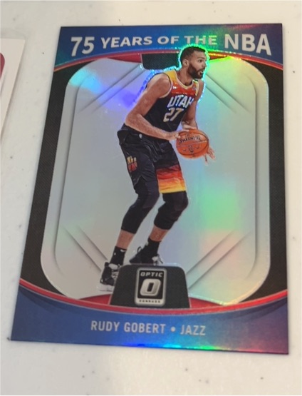2021-22 Panini Donruss Optic #35 Rudy Gobert — front
