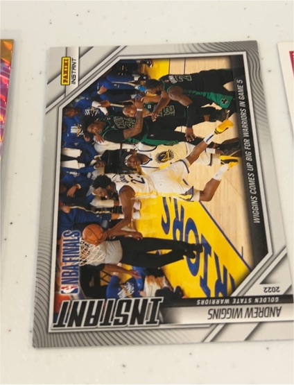 2021-22 Panini Instant NBA Finals #23 Andrew Wiggins — front