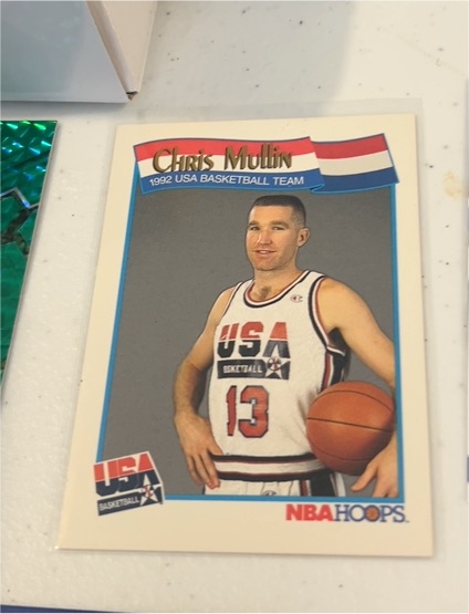 1991 NBA Hoops #581 Chris Mullin USA Basketball — front