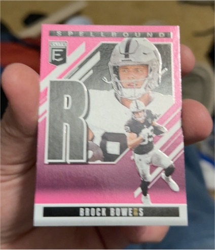2025 Donruss Elite Spellbound #R Brock Bowers — front