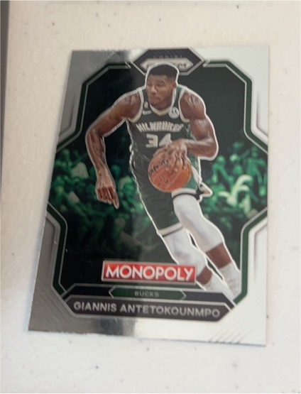 2022-23 Panini Prizm Monopoly #PS3 Giannis Antetokounmpo — front