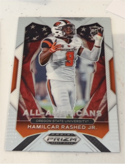 2021 Panini Prizm Draft Picks #189 Hamilcar Rashed Jr. All Americans Oregon State University — front
