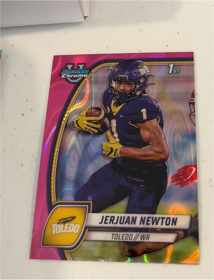 2024 Bowman Chrome University #98 Jerjuan Newton — front