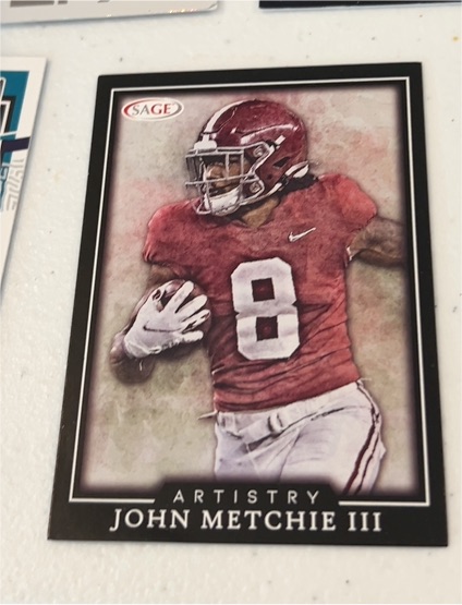2022 SAGE Artistry #65 John Metchie III — front