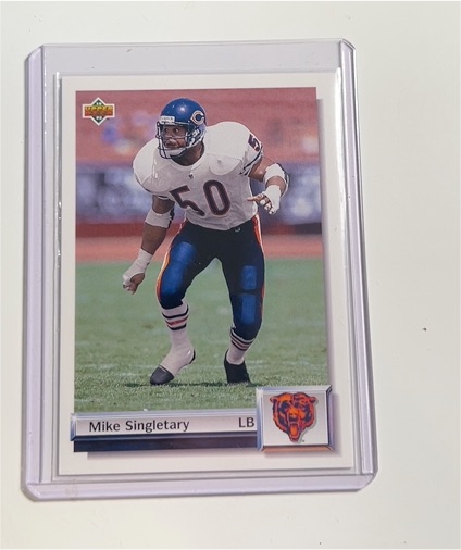 1992 Upper Deck Gold #G32 Mike Singletary — front