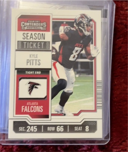 2023 Panini Contenders Season Ticket #6 Kyle Pitts — front