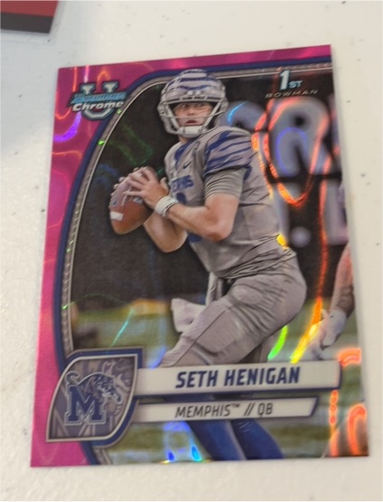 2024 Bowman Chrome University #162 Seth Henigan — front