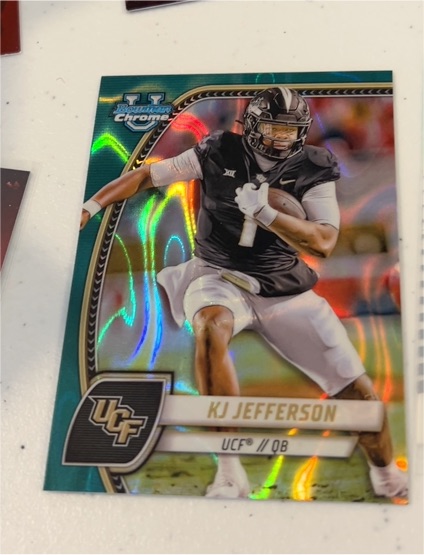 2024 Bowman Chrome University #116 KJ Jefferson — front
