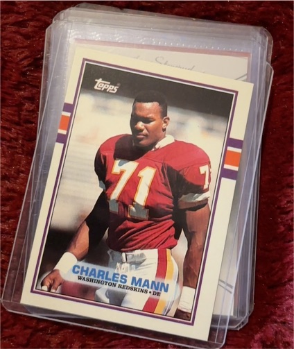 1989 Topps #71 Charles Mann — front