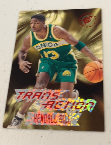 1995-96 Topps Stadium Club Trans Action #T77 Kendall Gill — front