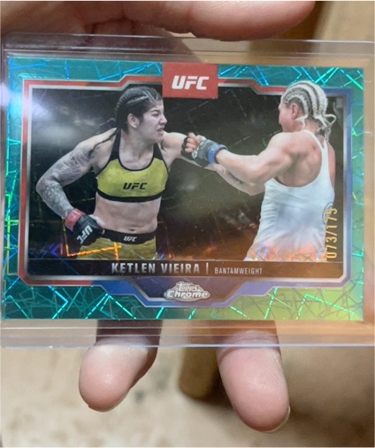 2025 Topps Chrome UFC #149 Ketlen Vieira — front