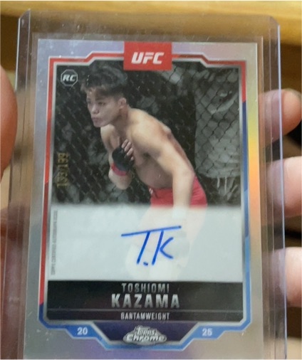 2025 Topps Chrome UFC #CRA-TK Toshiomi Kazama — front