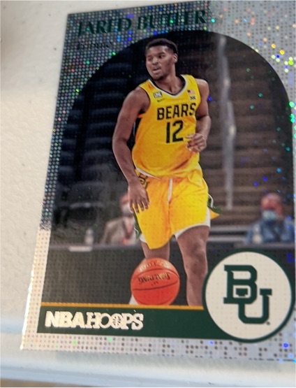 2021-22 Panini Chronicles Draft Picks NBA Hoops Tribute #74 Jared Butler — front