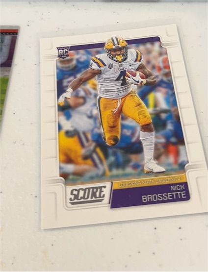 2019 Panini Score #419 Nick Brossette — front