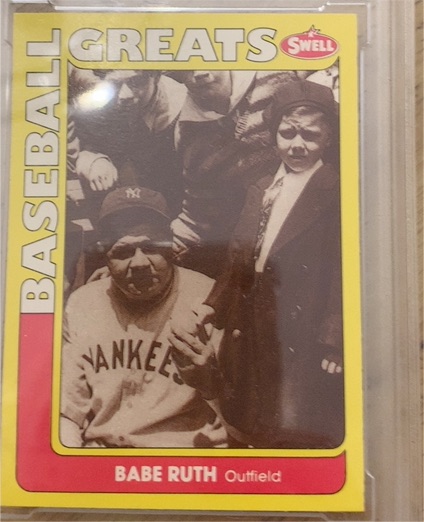 1991 Swell Baseball Greats #124 Babe Ruth — front