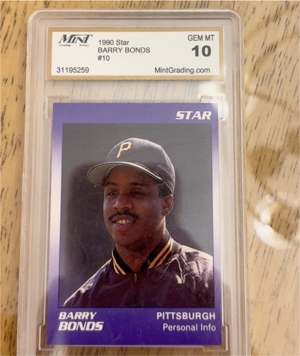 1990 Star #10 Barry Bonds — front