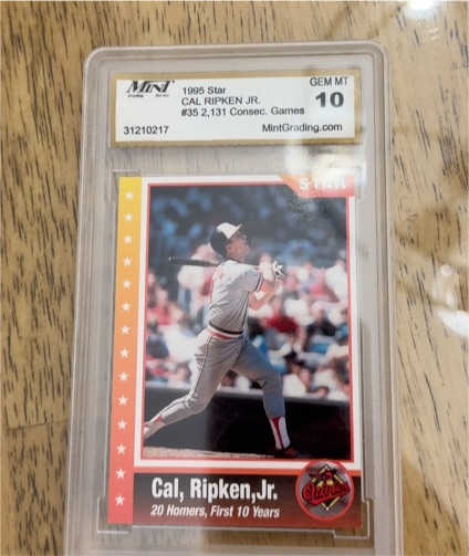 1995 Star #35 Cal Ripken Jr. — front