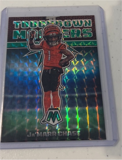 2022 Panini Mosaic #TD-16 Ja'Marr Chase Touchdown Masters — front