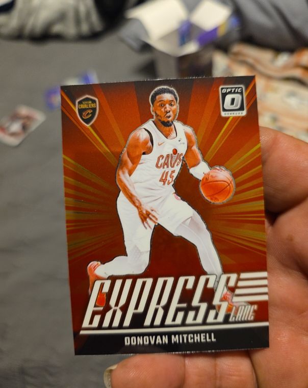 2024-25 Panini Donruss Optic #12 Donovan Mitchell Express Lane — front