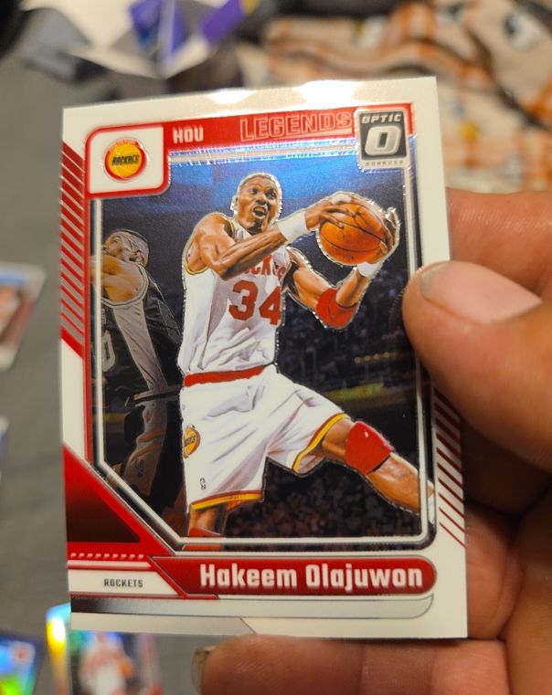 2024-25 Donruss Optic #249 Hakeem Olajuwon — front