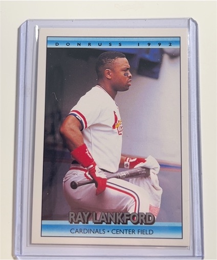 1992 Donruss #350 Ray Lankford — front
