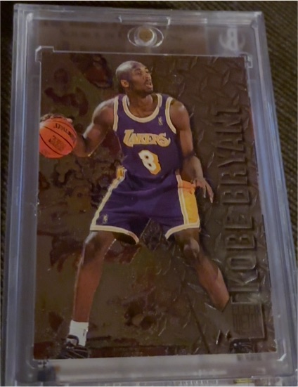 1996-97 Fleer Metal #181 Kobe Bryant Rookie Card — front