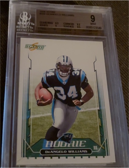 2006 Score #334 DeAngelo Williams — front