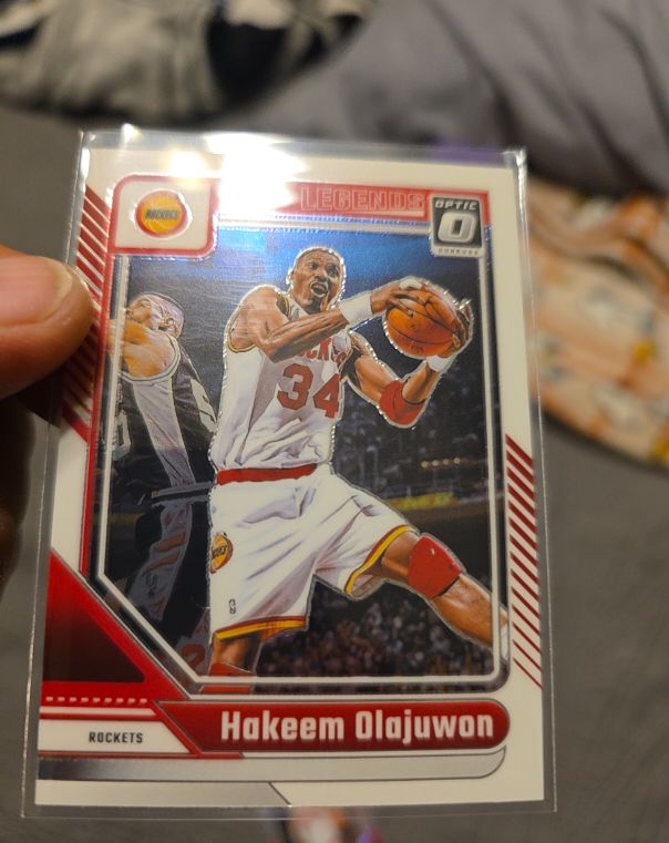 2024-25 Donruss Optic #249 Hakeem Olajuwon — front