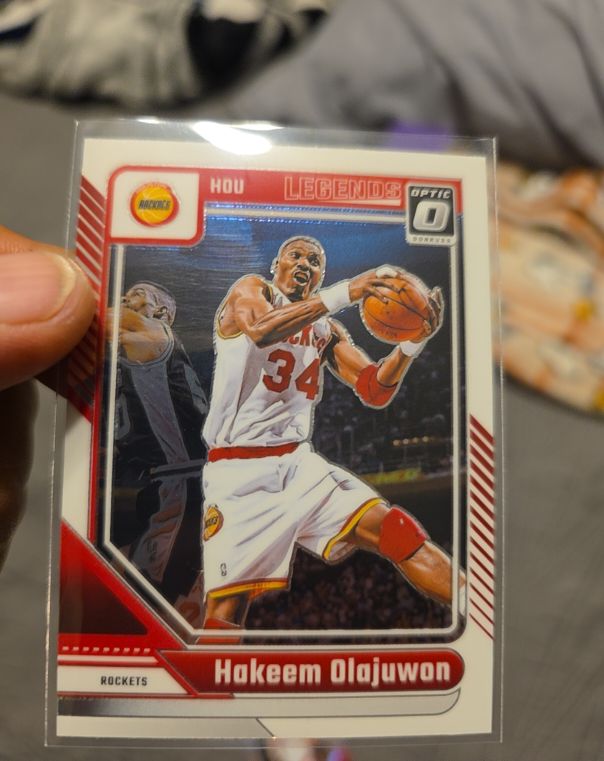 2024-25 Donruss Optic Legends #249 Hakeem Olajuwon — front