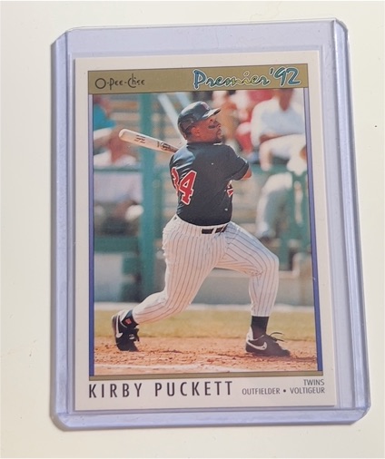 1992 O-Pee-Chee Premier #102 Kirby Puckett — front
