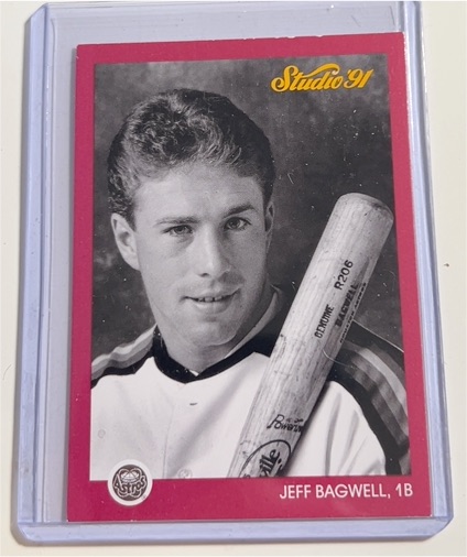1991 Studio #172 Jeff Bagwell — front
