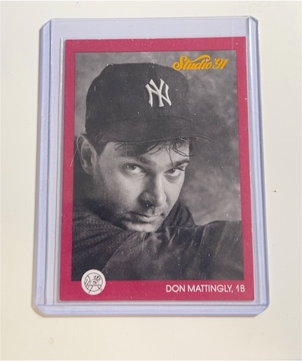 1991 Leaf Studio #97 Don Mattingly — front