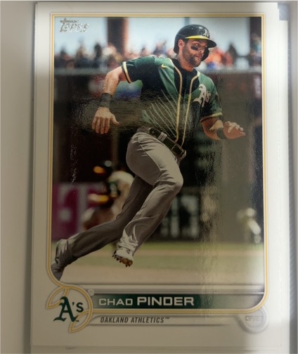 2022 Topps Series 1 #95 Chad Pinder — front