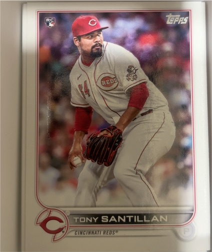 2022 Topps #111 Tony Santillan — front