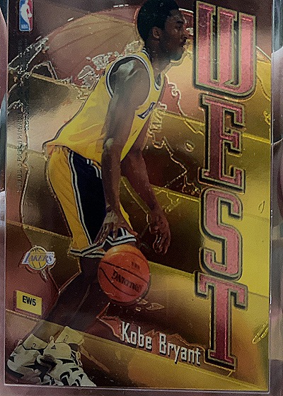 1998 Topps East West Refractor #EW5 Michael Jordan / Kobe Bryant — back