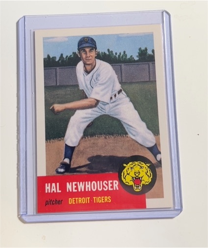 1953 Topps #228 Hal Newhouser — front