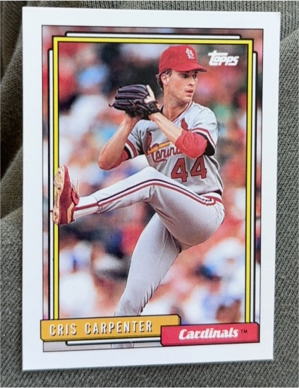 1992 Topps #147 Cris Carpenter — front