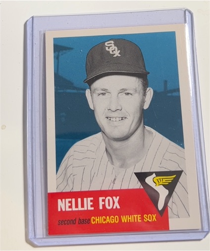 1991 Topps Archives 1953 #331 Nellie Fox Chicago White Sox — front