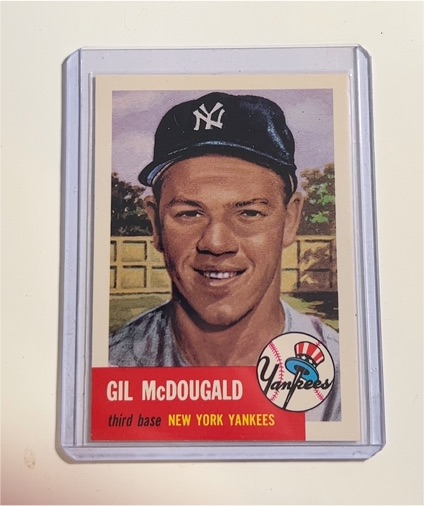 1953 Topps #43 Gil McDougald — front