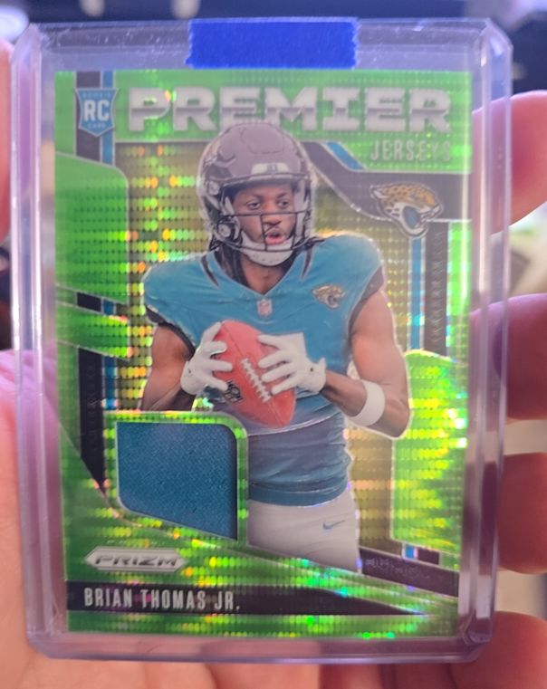 2024 Panini Prizm Premier Jerseys #PJ-BTJ Brian Thomas Jr. — front