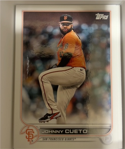 2022 Topps #73 Johnny Cueto — front