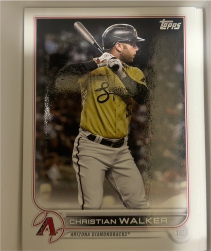 2022 Topps #75 Christian Walker — front