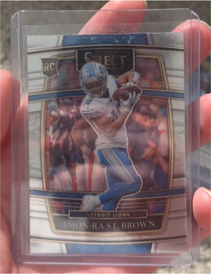 2021 Panini Select #73 Amon-Ra St. Brown — front