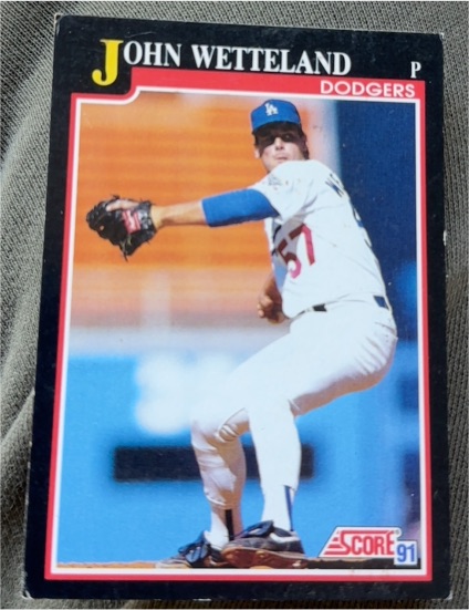 1991 Score #267 John Wetteland — front