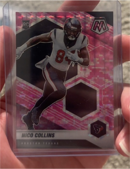 2021 Panini Mosaic #330 Nico Collins — front