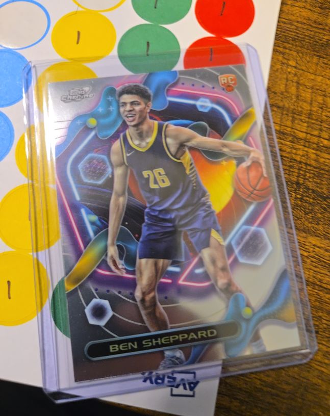 2023-24 Topps Cosmic Chrome #173 Ben Sheppard — front