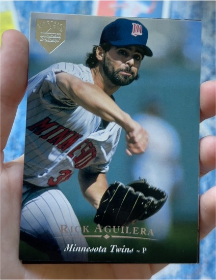 1995 Upper Deck Electric Diamond #191 Rick Aguilera — front