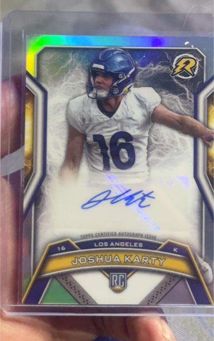 2024 Topps Resurgence #RRS-JK Joshua Karty Rookie Auto — front